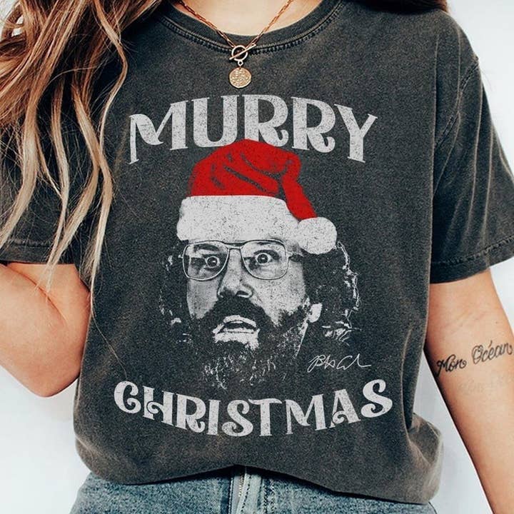 Murray Christmas Things Shirt, Stranger Movie Long Sleeve for wholesale by AJCanvasPrints