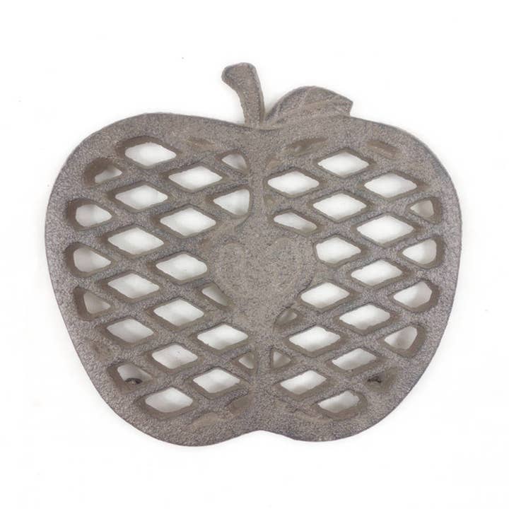 Støbejern Apple Køkken Bordskåner 6"“ for engroshandel hos Hampton Ironworks