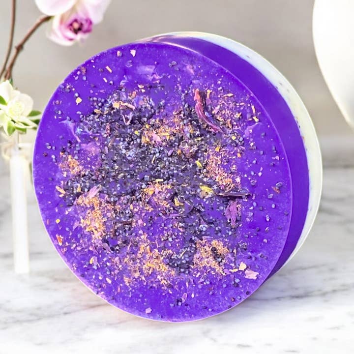 Open 3rd Eye Soap | Handmade Herbal Soap Bar with Blue Lotus for wholesale by Nibiru Beauty LLC