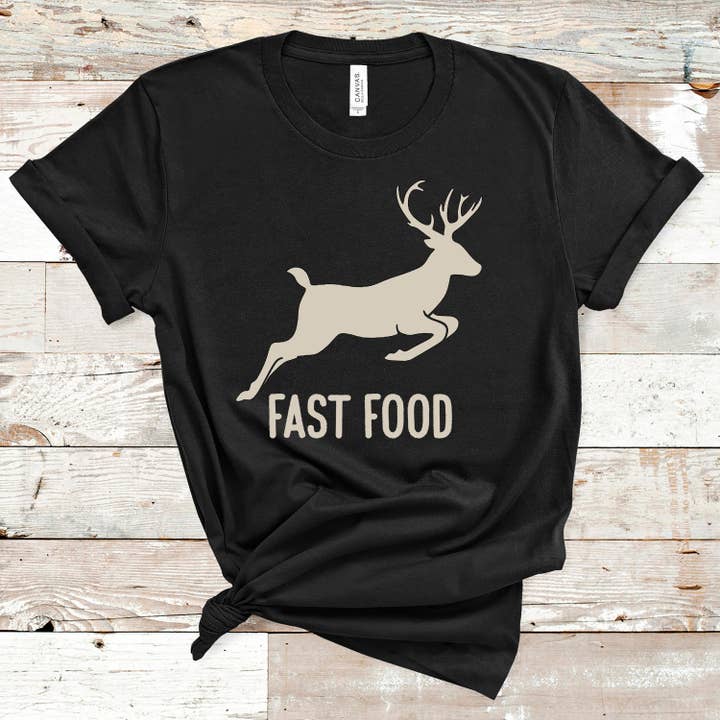 Fast Food - Bella Graphic Tee for wholesale by LA Shirt Company