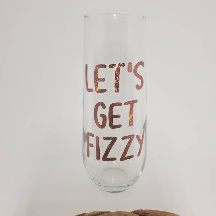 Holen wir uns Fizzy Champagnerflöte ohne Stiel für den Großhandel von Homemade by Hunt