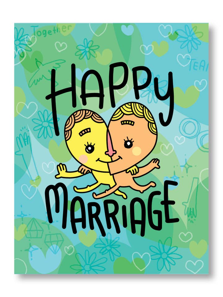 Hochzeits-Grußkarte - Hochzeit für den Großhandel von Chika Ando Illustration