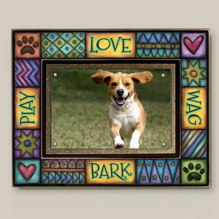 WAF88 - Bark Picture Frame for wholesale by Macone Clay / Spooner Creek