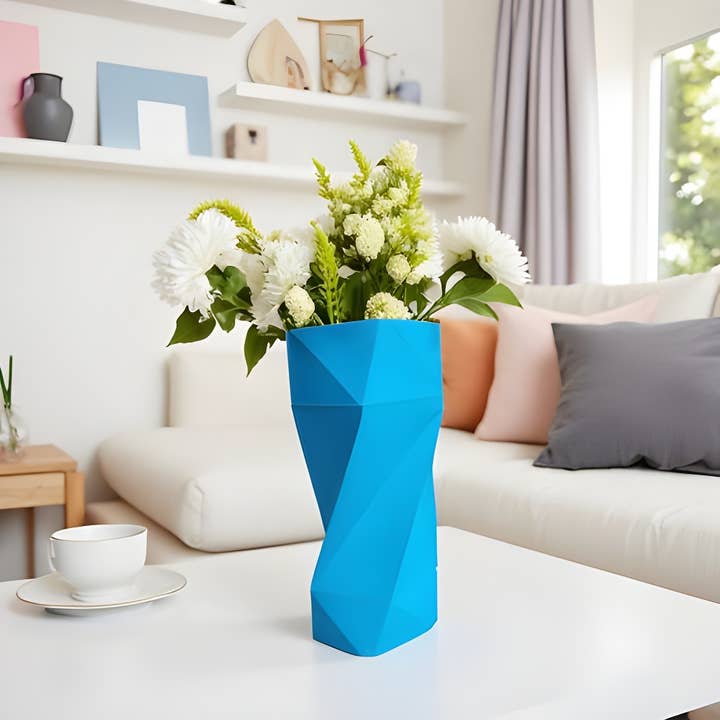 Love Laugh and Gather Together - Wholesale Vase - Angled Blessings Sculptural Vase – Shapes of Grace9