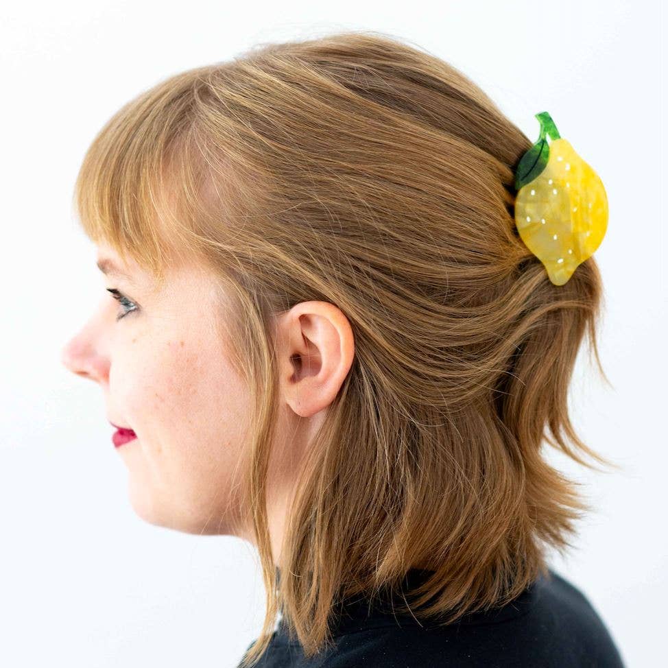 Jenny Lemons - Venta al por mayor Horquilla para el pelo - Mujer - Pinza para cabello midi en forma de limón1