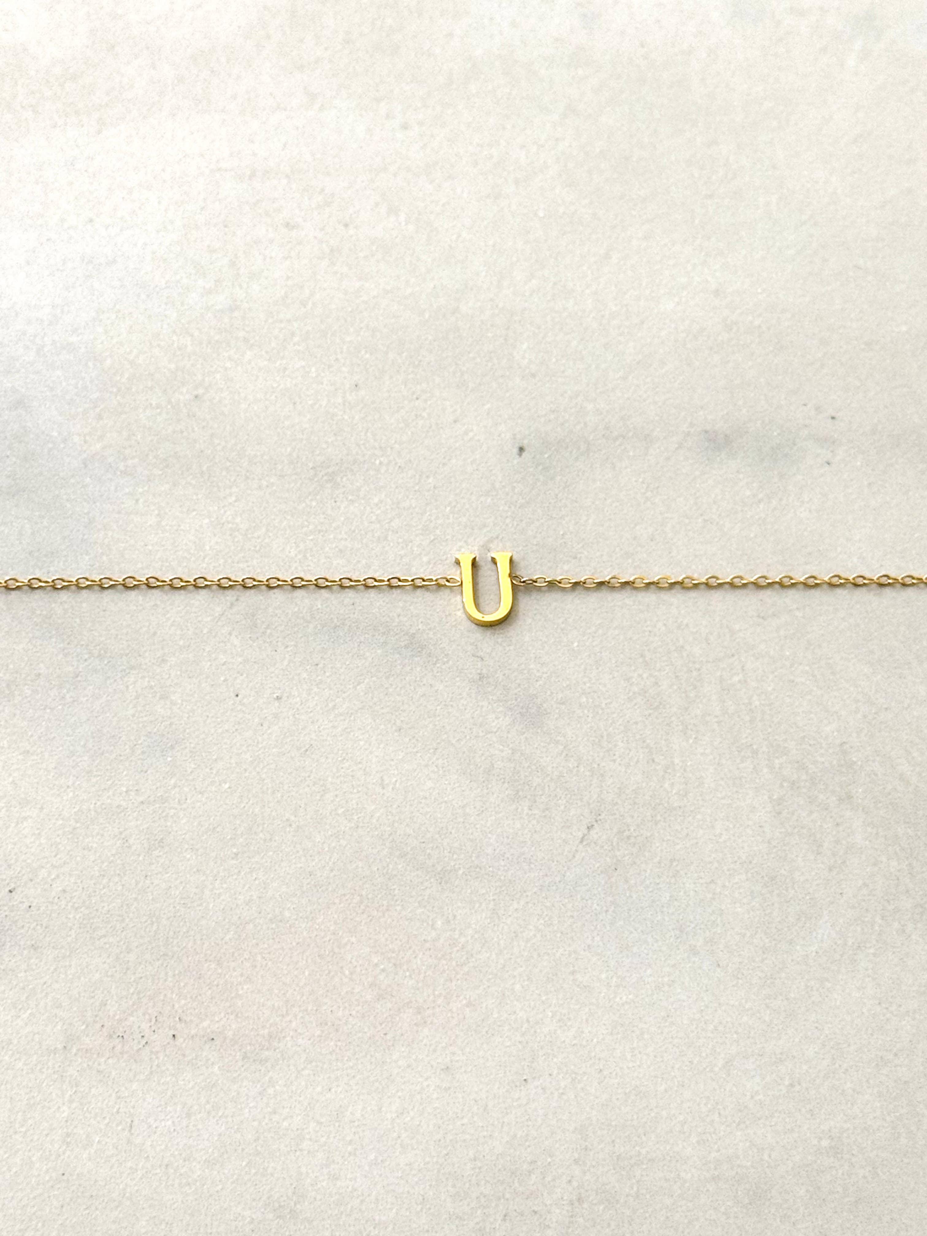 Cassette Barcelona - Wholesale Charm/Dangle Bracelet - Minimal Stainless Steel Initial Bracelet22