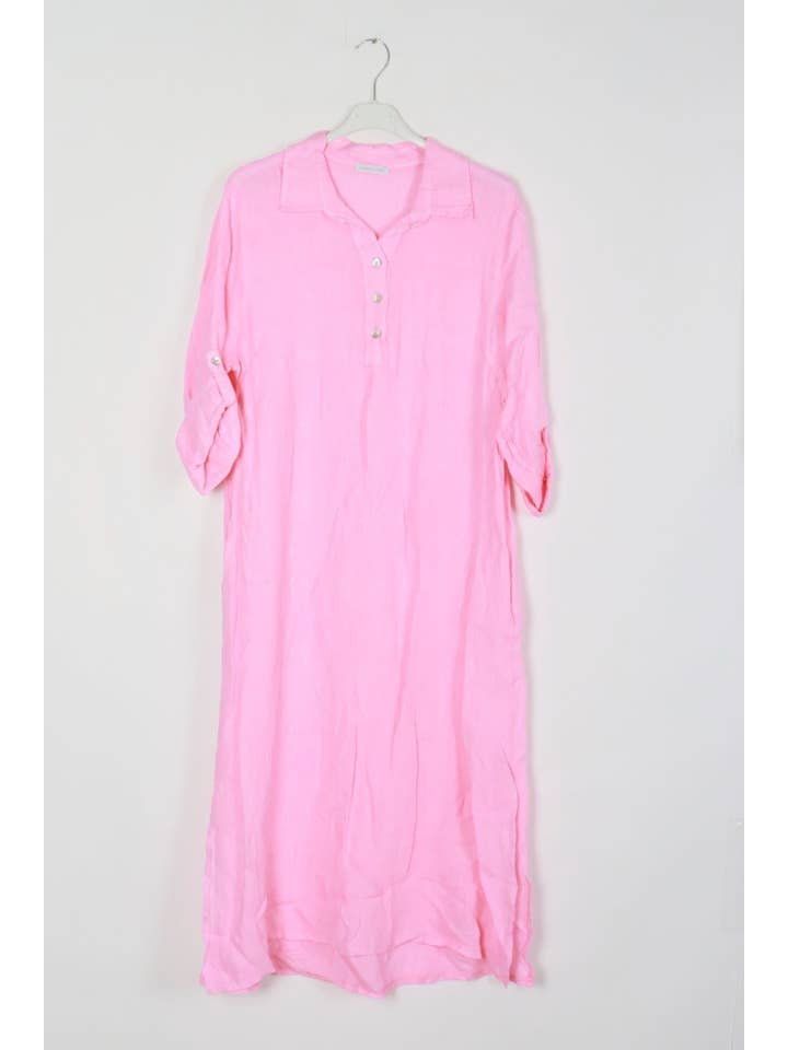 LÉA & LUC - Wholesale Dress - Women's - Long dress in 100% linen REF.2090033