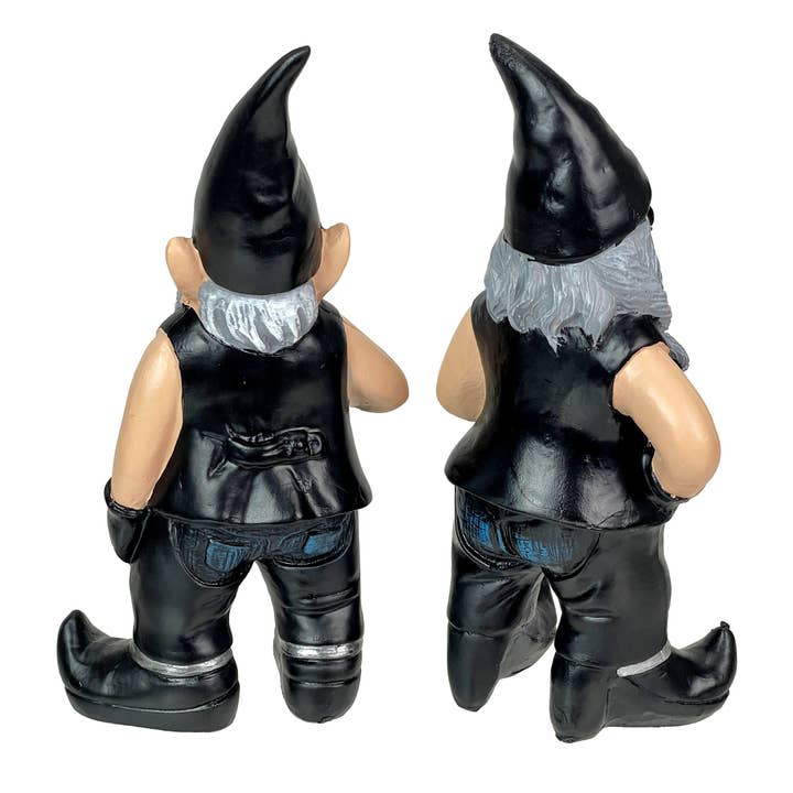 Zeckos - Wholesale Garden Gnome - Gnoschitt & Gnofun Biker Gnome Garden Statues 7.5 Inches4