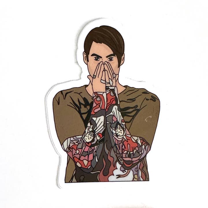 Autocollant Stefon SNL pour la vente par Sarah Pilar