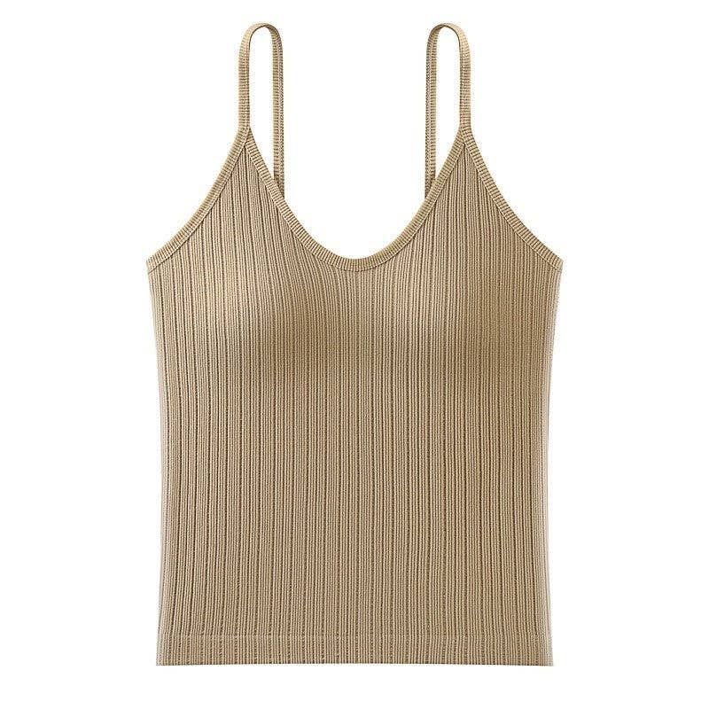 Sheer Trend - Wholesale Tank Top - Women's - Wireless Seamless Bra Tank Top5