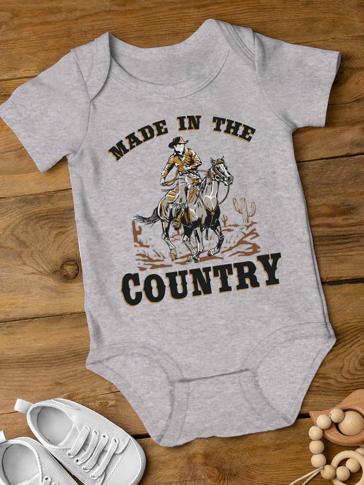 Country Baby® Infant Bodysuit Made in the Country for wholesale by Country Girl Store