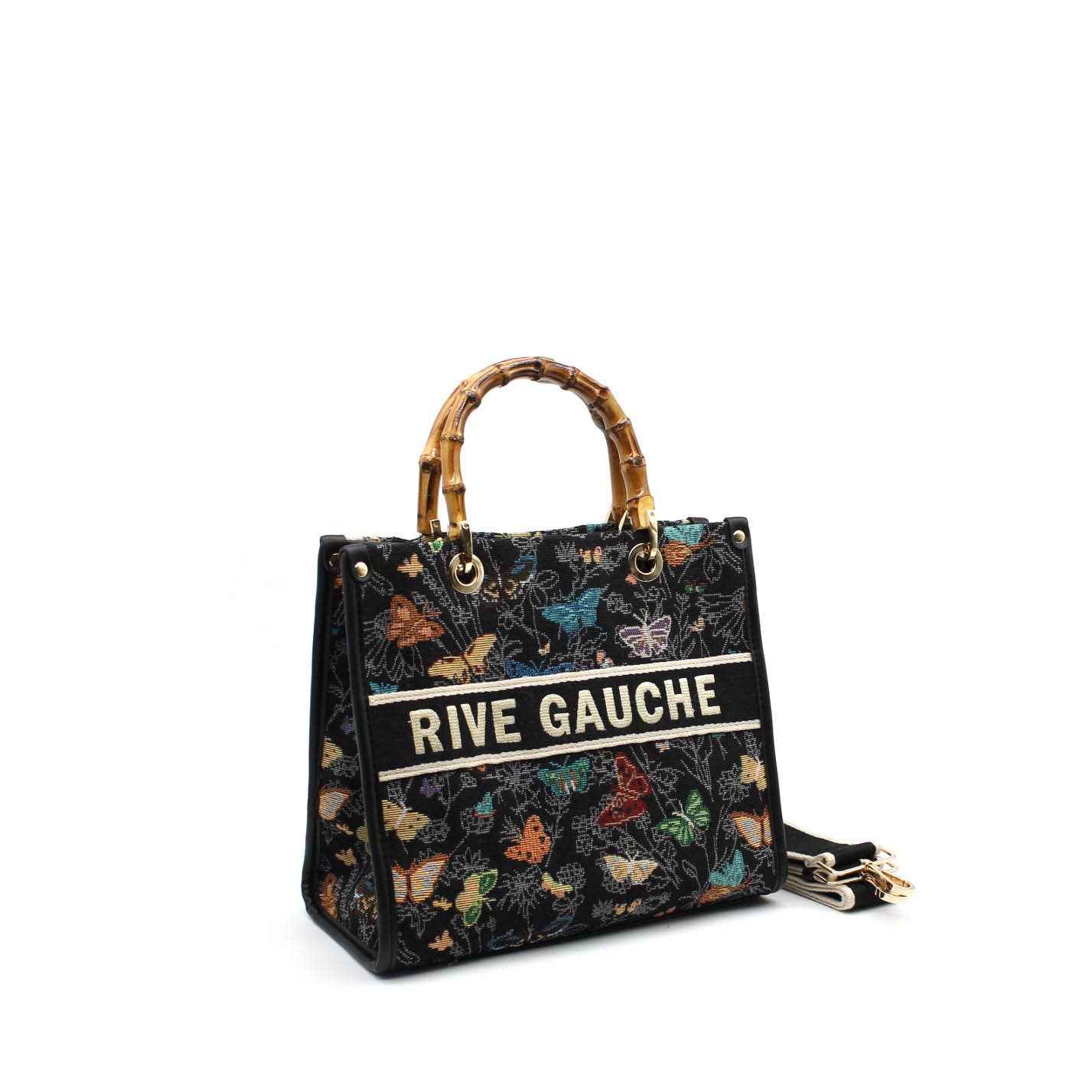 Vimoda - Wholesale Top Handle Bag - Women's - BUTTERFLIES floral print handbag1