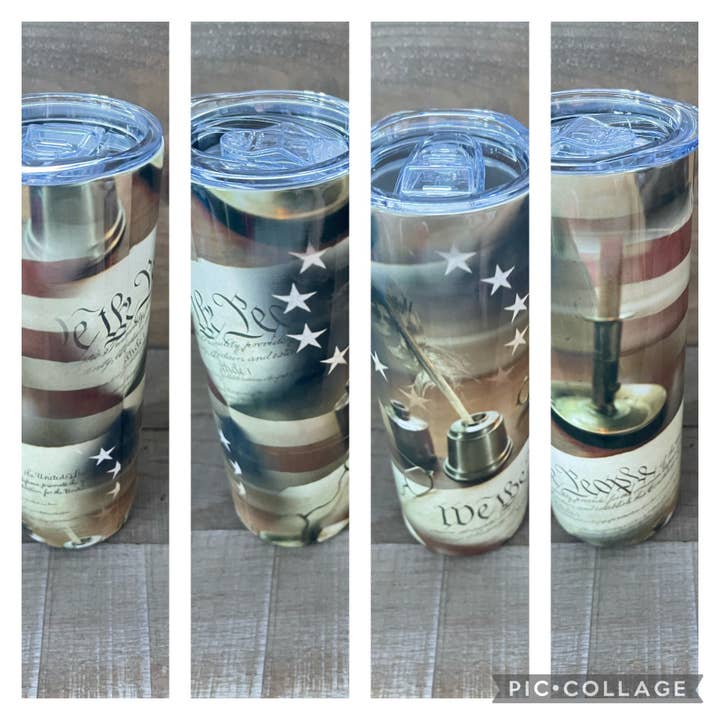 Gobelet à sublimation We the People 4 20 oz pour la vente par NYOG Side Hustle