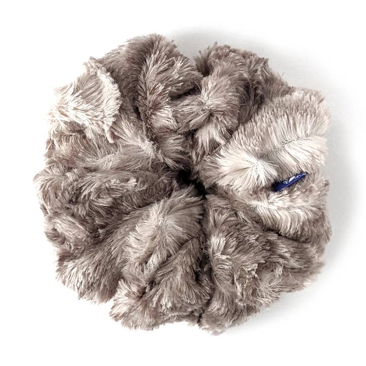 Furry Oversized Scrunchie | Faux Fur, Brown, Giant, XXL for wholesale by Kokoro