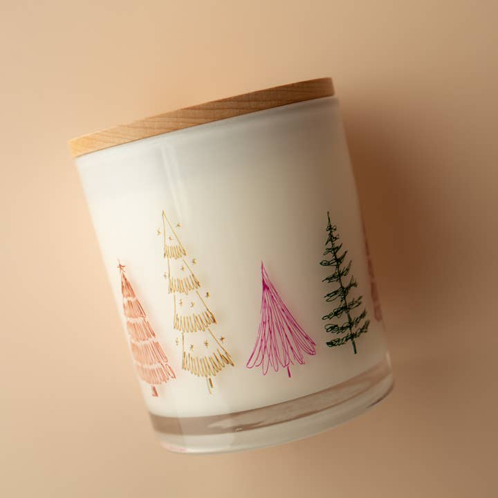 Unplug Soy Candles - Wholesale Jar/Filled Candle - Festive Tree Wrap Soy Candle2