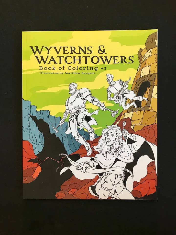 Wyverns & Vakttorn: Färgläggningsbok +1 för wholesale av Matthew Sargent