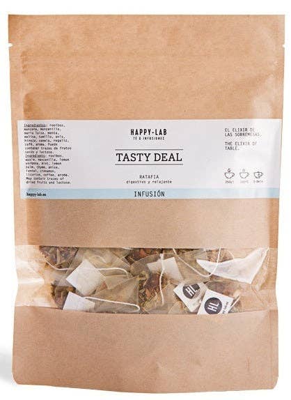 Gourmandise - Wholesale Health/Detox Tea - Herbal tea Happy-Lab Tasty Deal Ecopack 25 pyramids