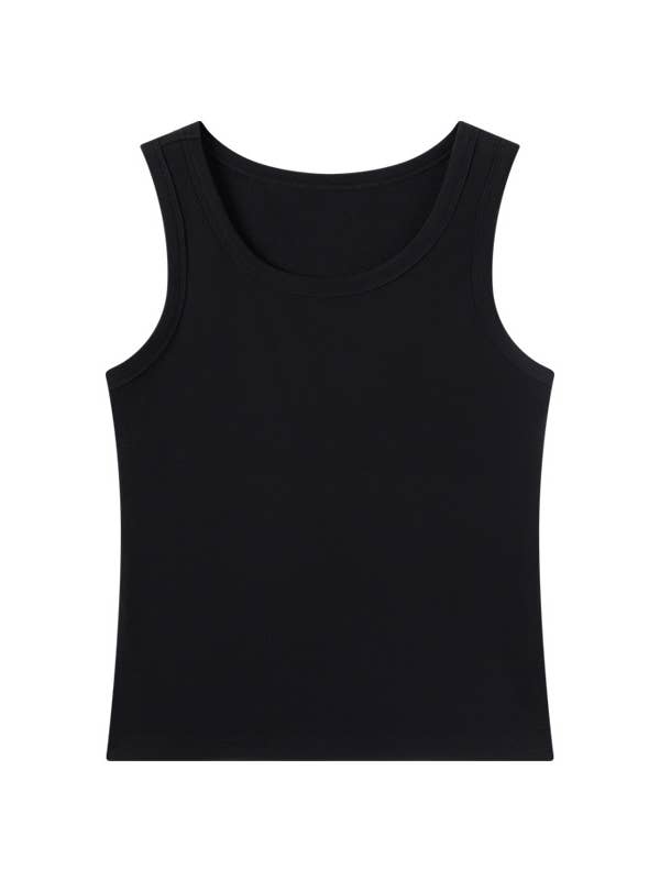 Rosa Clothing - Wholesale Tank Top - Women's - Basic Essential cotton blend fitted Everyday tank top1