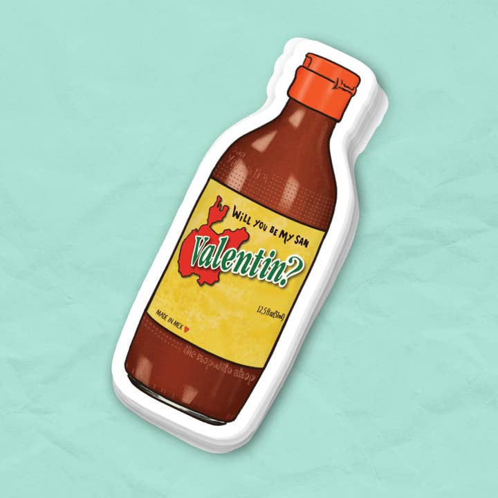 Autocollant San Valentina pour la vente par The Nopalito Shop