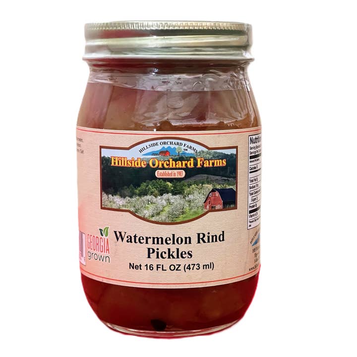 Watermelon Rind Pickles for wholesale by Hillside Orchard Farms