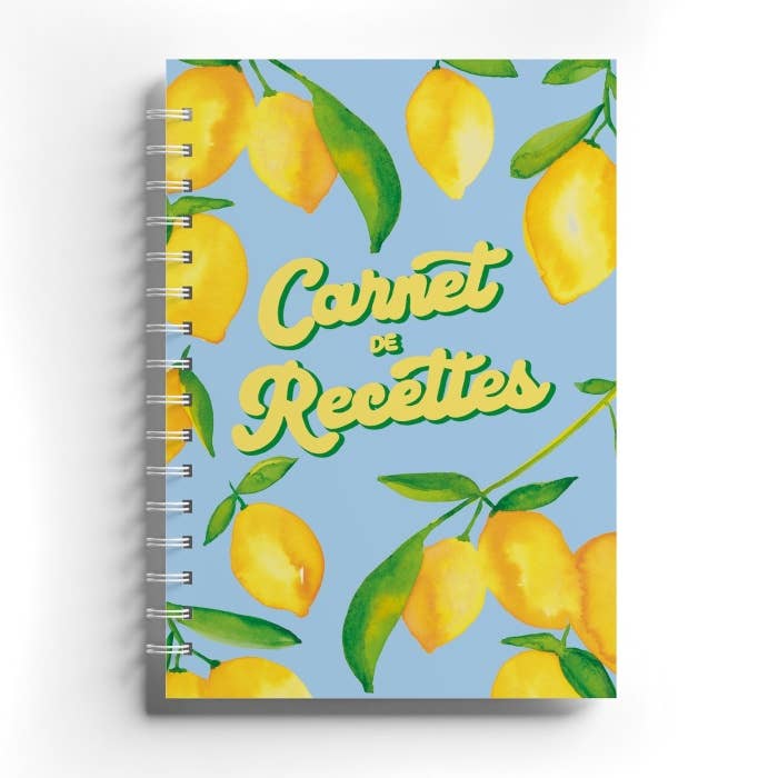 Lemon Recipe Book Free Quarter for wholesale by Quartier Libre Papier