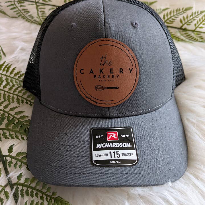 Endless Impressions - Wholesale Baseball Cap - Unisex - Engraved Logo Hat – Leatherette Patch, Trucker Style1