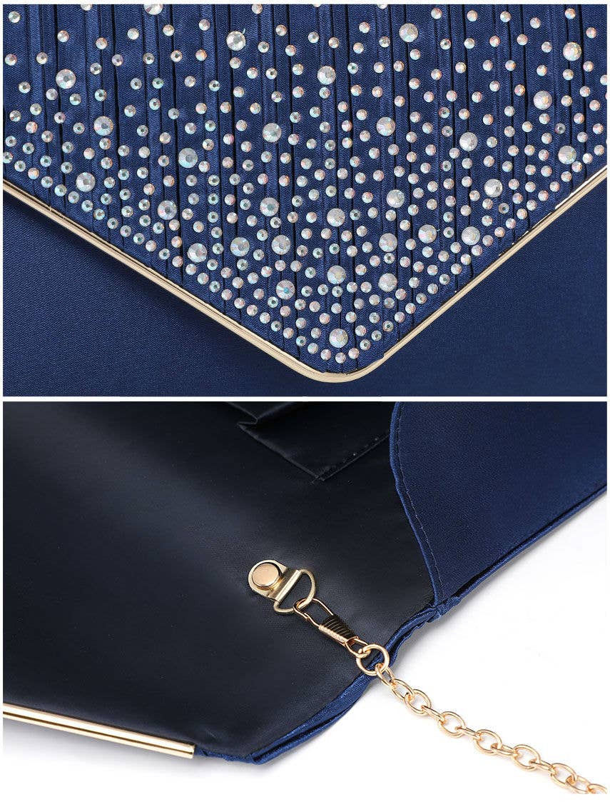 Papaya Fashion Ltd - Wholesale Clutch Bag - Women's - Z2304 Satin clutch bag4