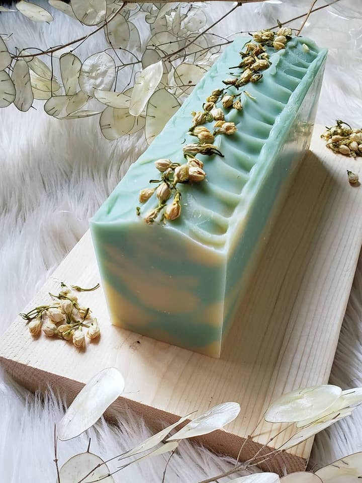 Jasmine Soap | Artisan Handmade Soap | Floral | Shea Butter for wholesale by Lovely Lather by Lily