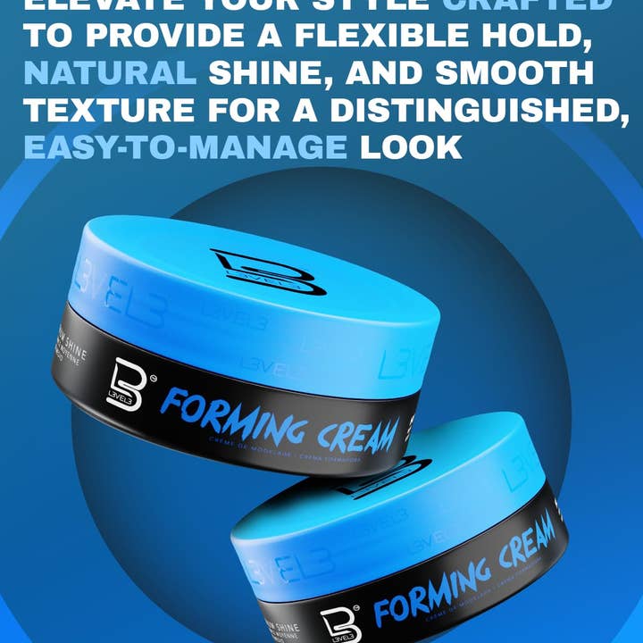 BranVx Distributors - Wholesale Hair Styling Gel/Mousse - L3VEL3 Forming Cream Flake-free Medium Shine 5.07 Oz1