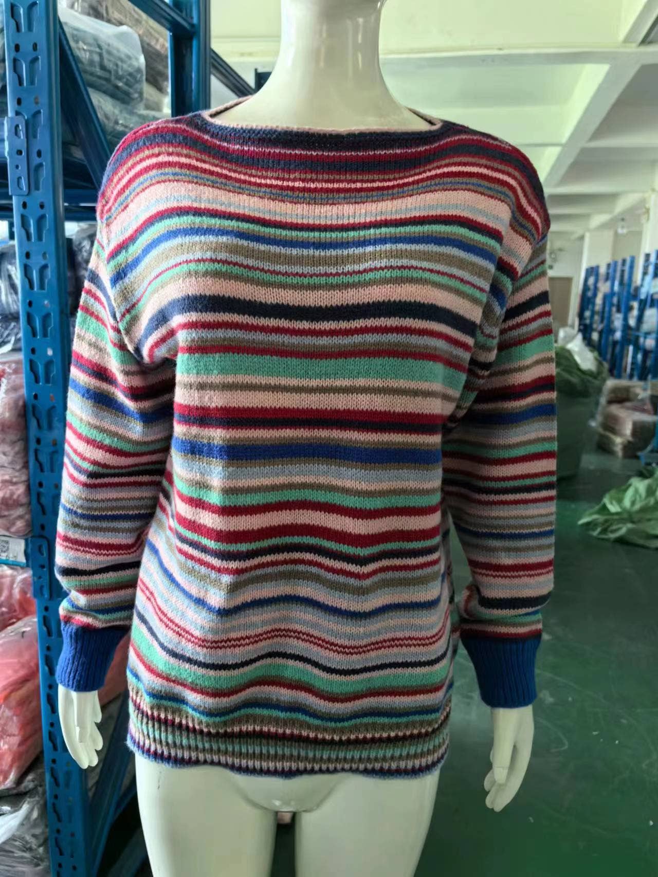 Rosa Clothing - Wholesale Knit Sweater - Women's - Cottagecore Vintage jacquard knit sweater jumper14