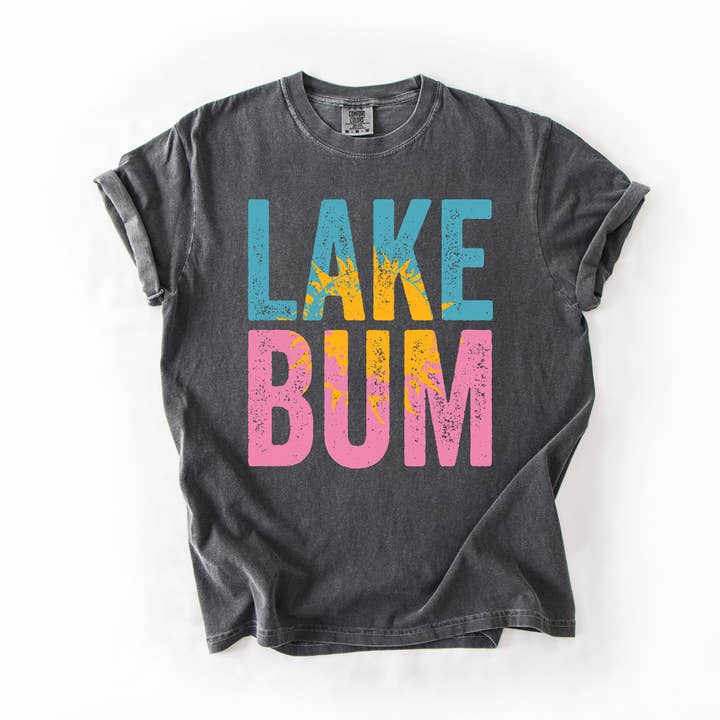Refinery Number One LLC - Wholesale T-Shirt (Graphic) - Unisex - Lake Bum, Boat, Lake Life, Camping, Outdoor, Nature T-Shirt
