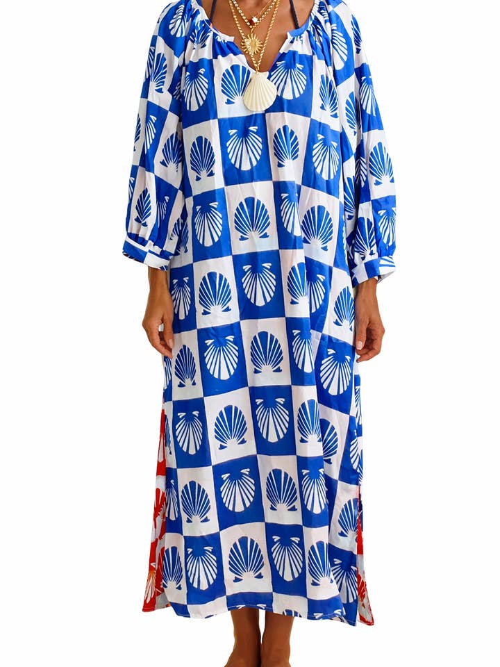 Shell-abrate Reversible Maxi Dress for wholesale by Cabana Club California