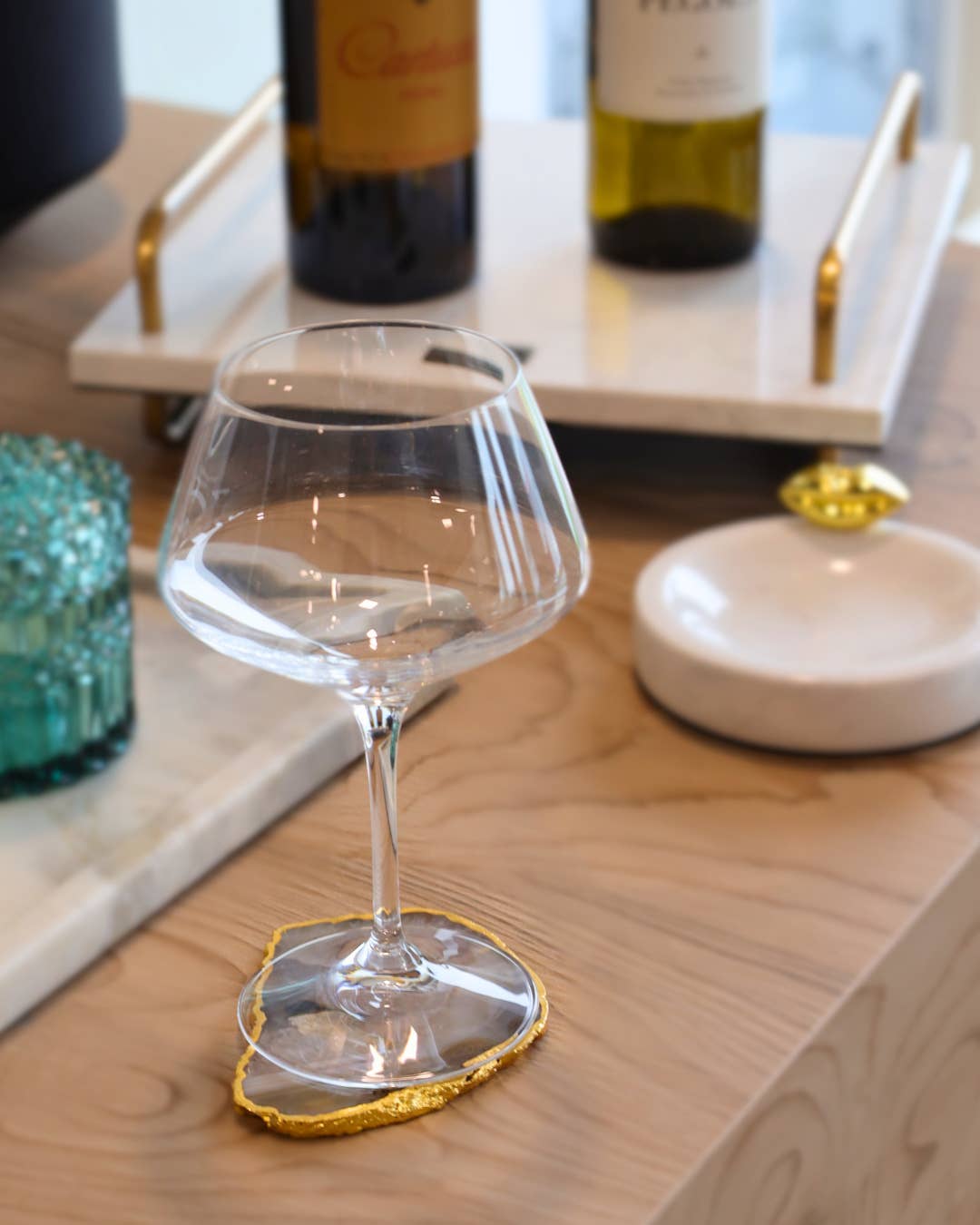 PIETRA DI CASA - Wholesale Coasters - WAINA Coaster- 4 pieces| Natural | Kitchen| Decor