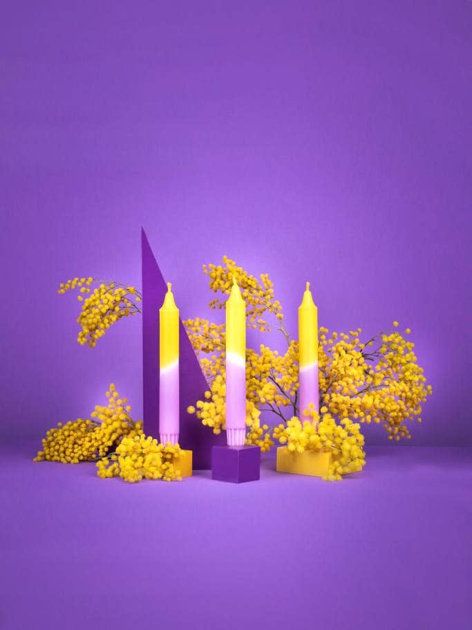 DIP DYE CANDLE SET HEY.30 for wholesale by HEYLENOCHKA BERLIN