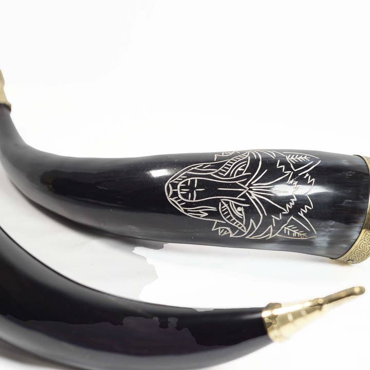 OnlyViking - Wholesale Drinking Glass/Cup - Viking Drinking Horn Authentic Viking Wedding Gift | Groomsmen's Bridesmaid Gift