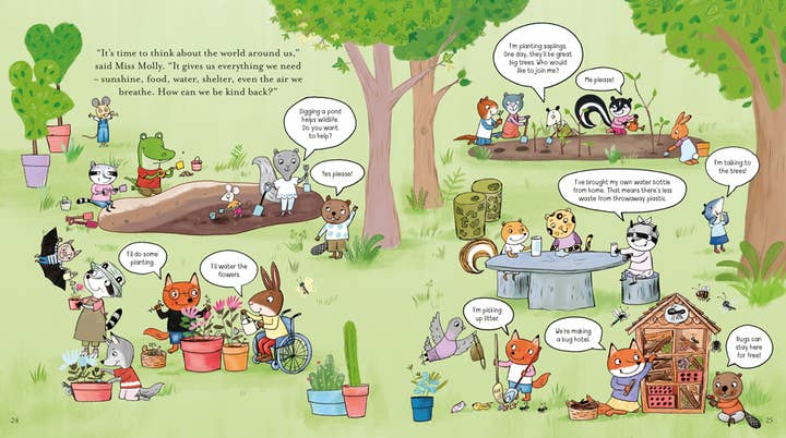 HarperCollins - Wholesale Preschool Book (3-5) - Miss Molly's School Of Kindness : Usborne3