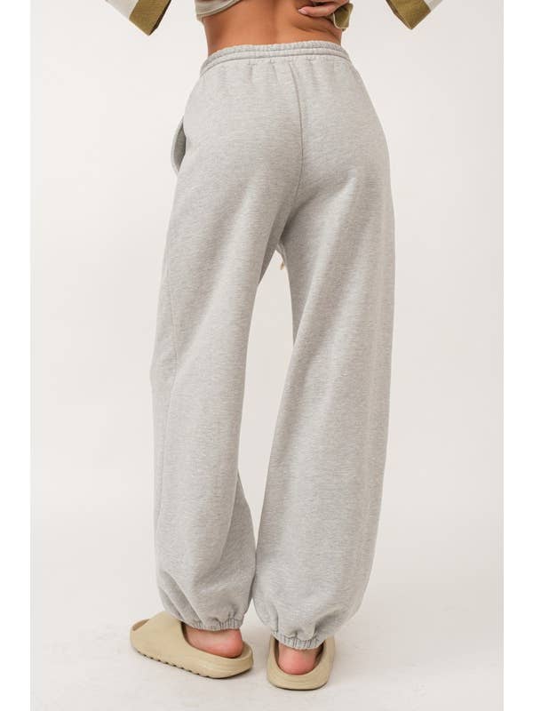 Pink PP17524 - Selah Wide Jogger Pants for wholesale on Faire8