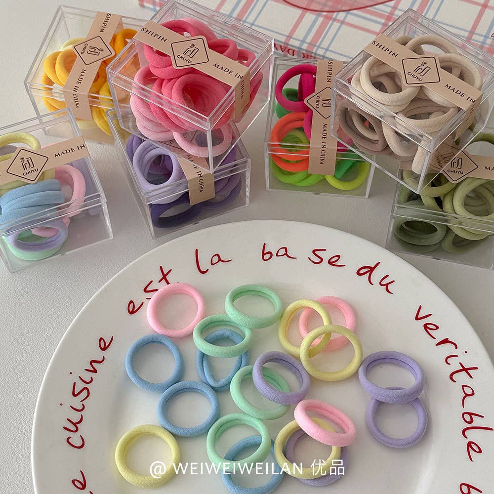 XO Fashion - Wholesale Hair Tie - HT6312 Exquisite Boxed Colorful Daily Versatile Hair Tie10