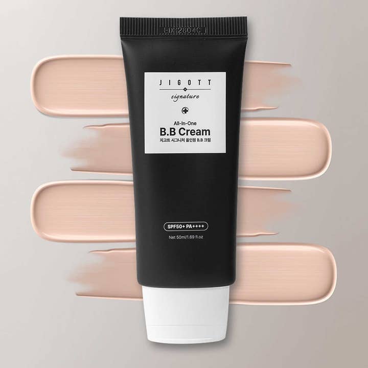 Jigott All-in-One BB Cream – SPF50+ PA+++ Tinted Sunscreen & Skin Tone Corrector | Wholesale K-Beauty for wholesale by K-Beauty Direct
