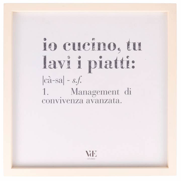 Victionary Canvas I Cook You ...40x40 CM for wholesale by VdE Tivoli 1996