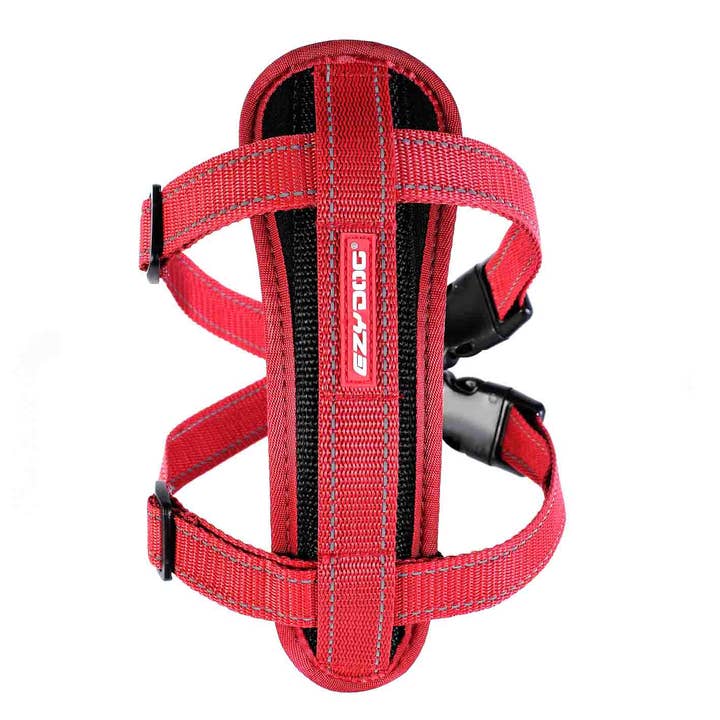 Red Ezydog Chest Plate Harness (Red) for wholesale on Faire
