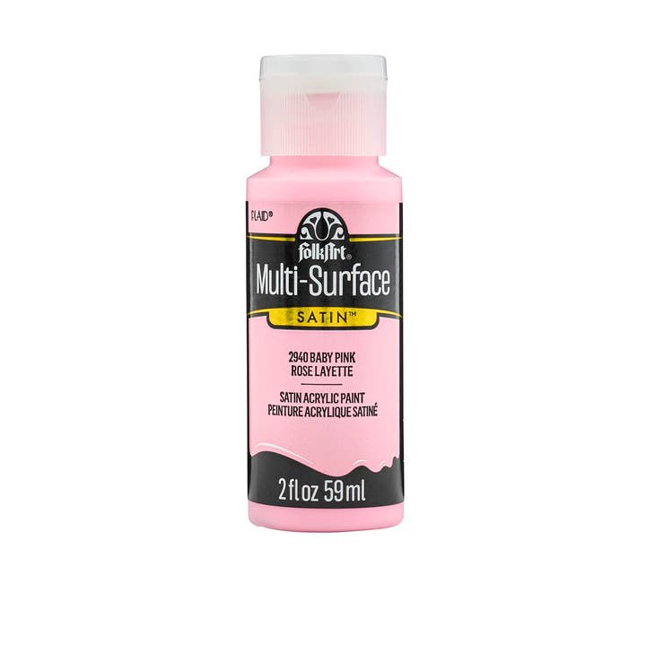 Plaid Crafts - Wholesale Acrylic Paint - FolkArt Multi-Surface Satin Acrylic Paint 2 oz76