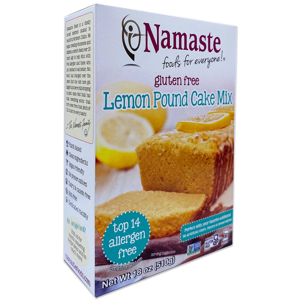 Namaste Foods - Wholesale Cake mix - Lemon Pound Cake Mix1