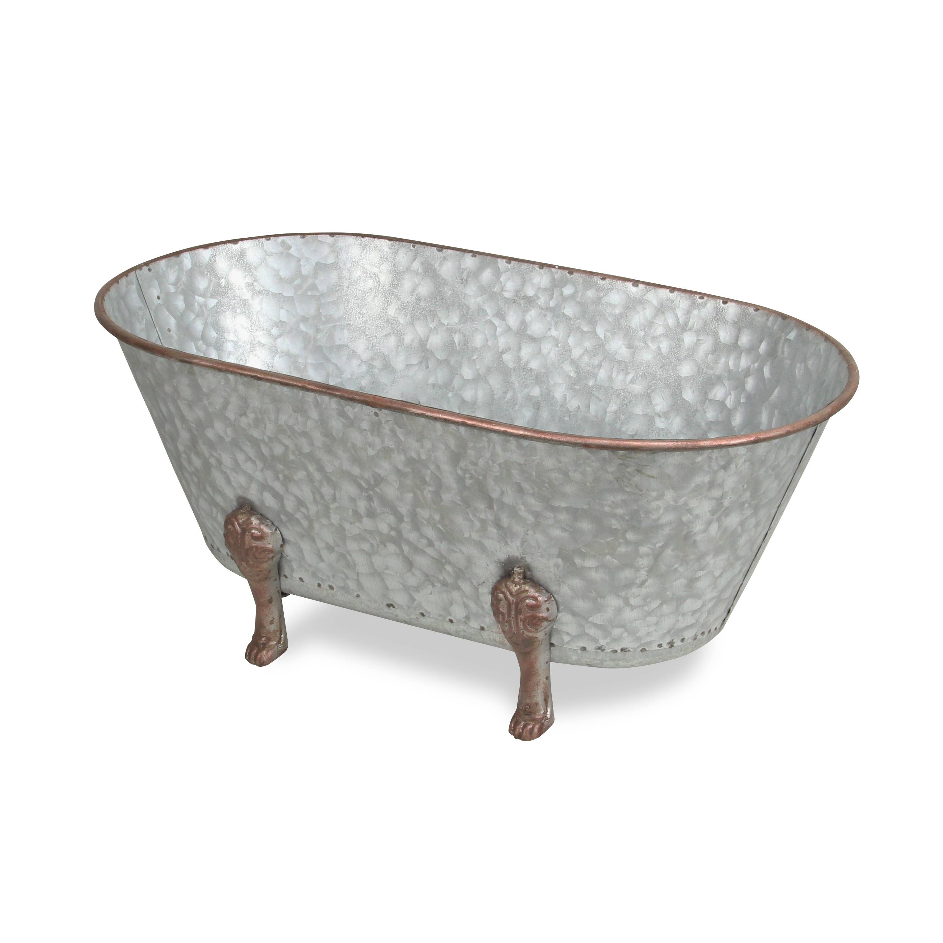 Cheungs Home Decor - Vendita all'ingrosso Decorazioni da tavolo - Decorazione Lavabo in Metallo Galvanizzato con Fiore di Lis1
