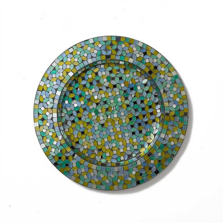 SERRV International - Wholesale Serving Tray - Mirrored Mosaic Tray