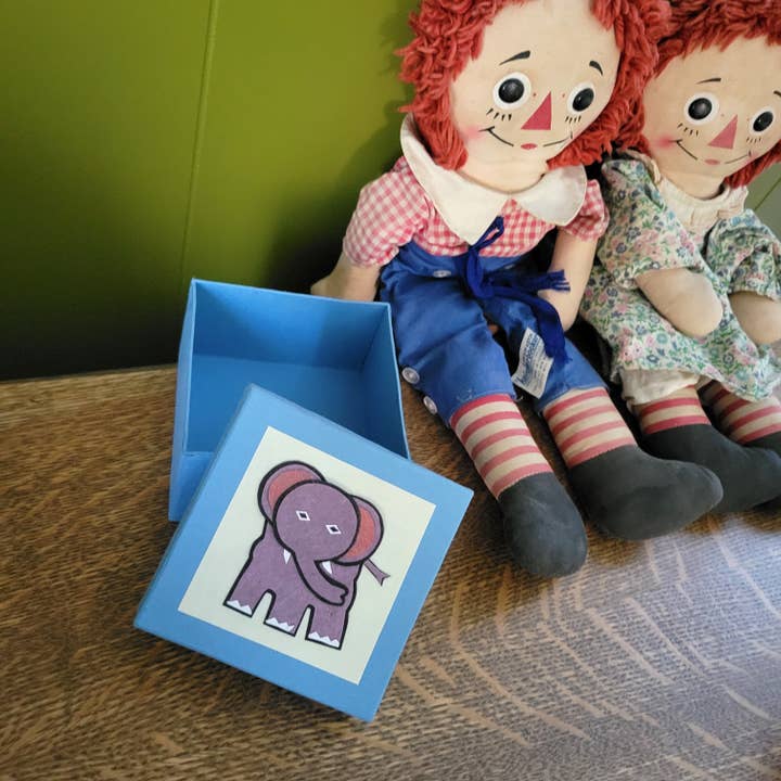 Eclectic Woodchuck - Vendita all'ingrosso Scatole decorative - Scatola in cartapesta a forma di elefante3