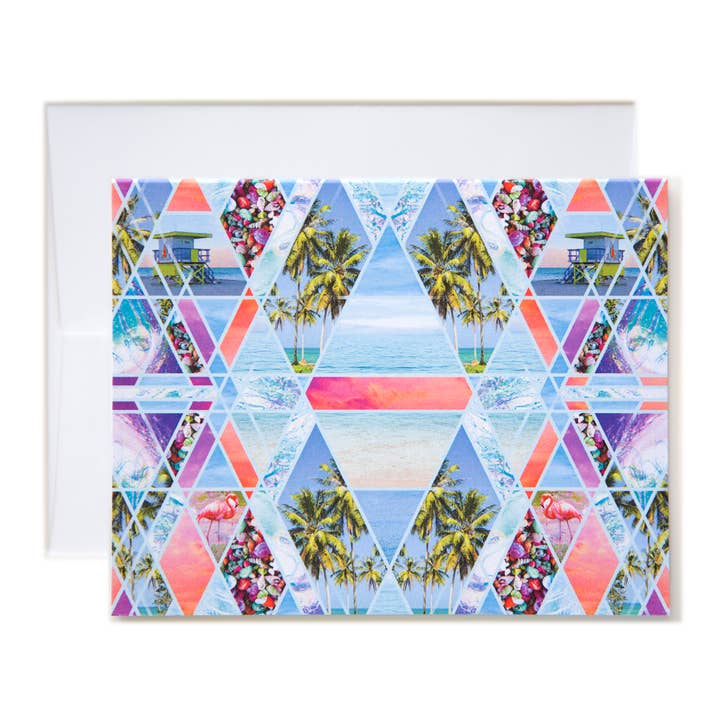 Fresh Perspective Blank Notecard for wholesale by Violet Flamingos