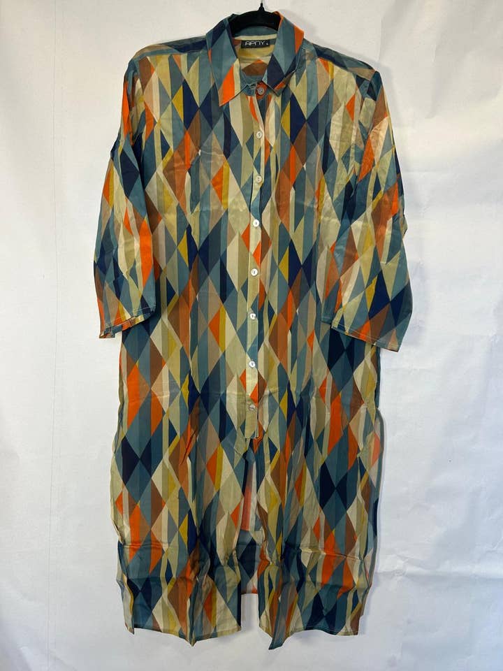 3/4 Sleeve Bttn-Up w/Side Slits for wholesale by APNY