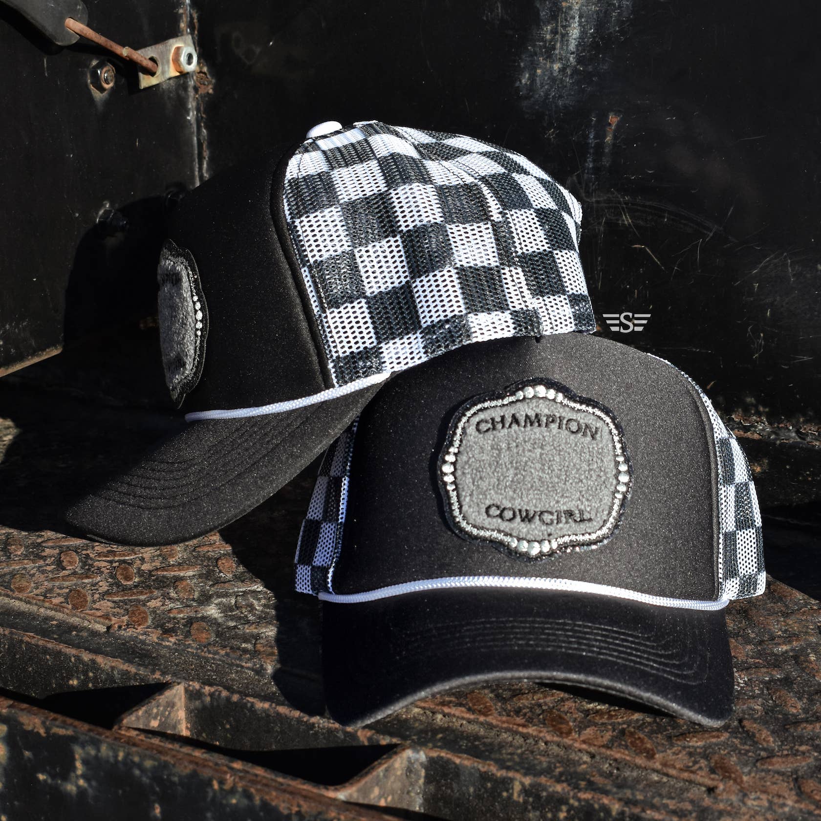 Flying S Company - Wholesale Trucker Hat - Women's - Champion Cowgirl Printed Mesh Trucker Cap2