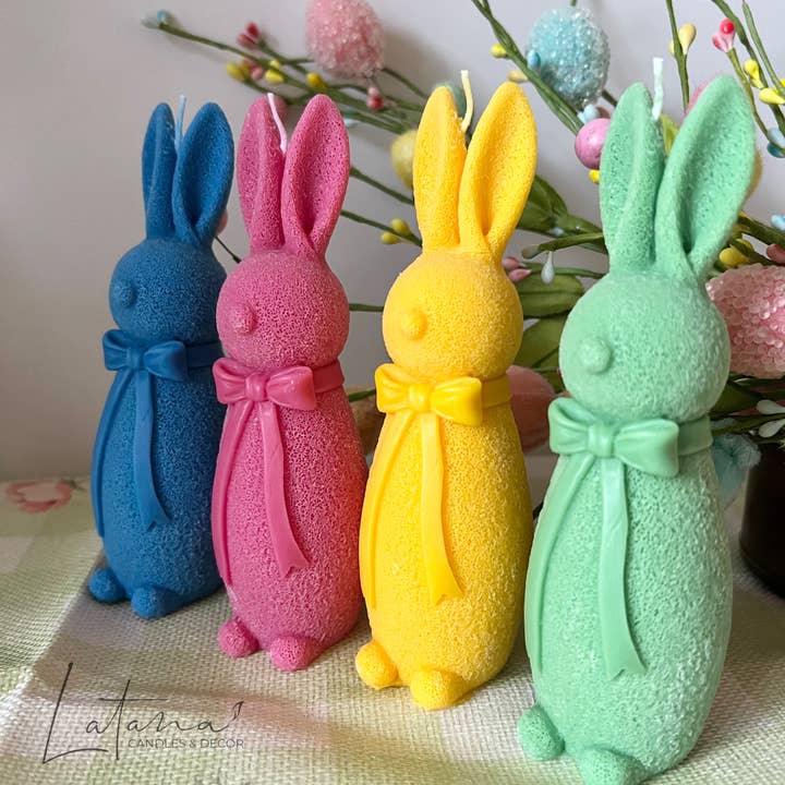Osterhasenkerze | Niedliche Hasen-Osterdekoration & Geschenk für den Großhandel von Latana Candles